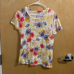Floral Old Navy Short Sleeve Tee